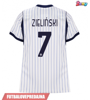Lacne Ženy Futbalové dres Inter Milan Piotr Zielinski #7 2026-27 Krátky Rukáv - Preč